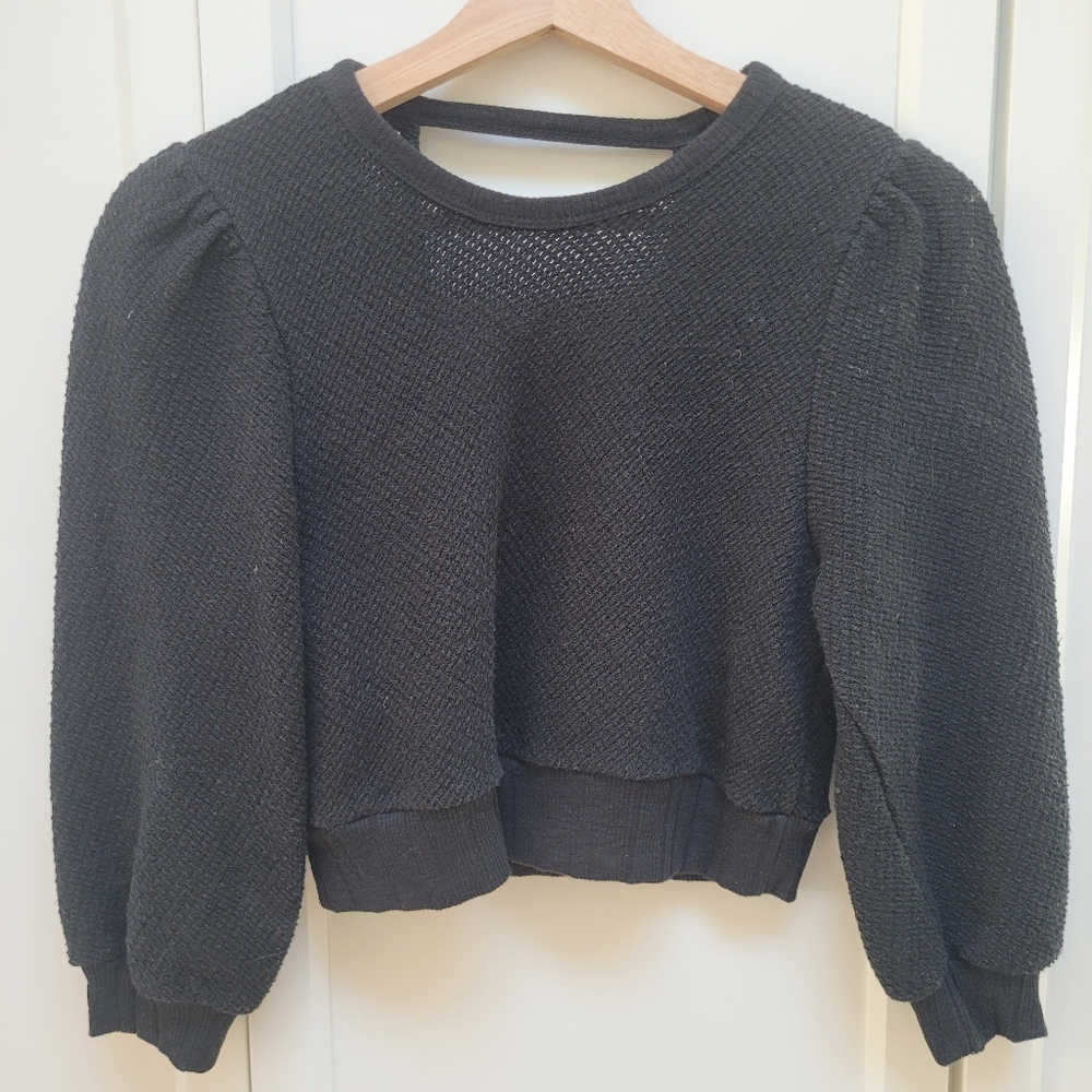Open back sweater